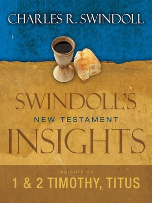 cover image of Insights on 1 and 2 Timothy, Titus